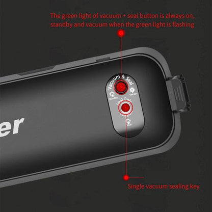 2in1 Electric Vacuum Sealer for Food Storage Home Automatic Packing Sealing Machine for Fresh Fruits, Meat and Vegetables Compact Design Storage Saver, Portable food sealer.