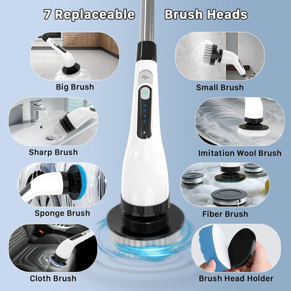 9-in-1 Electric Cleaning Brush – Save Time, Clean Faster & Easier 😳