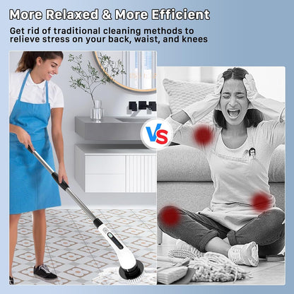 9-in-1 Electric Cleaning Brush – Save Time, Clean Faster & Easier 😳